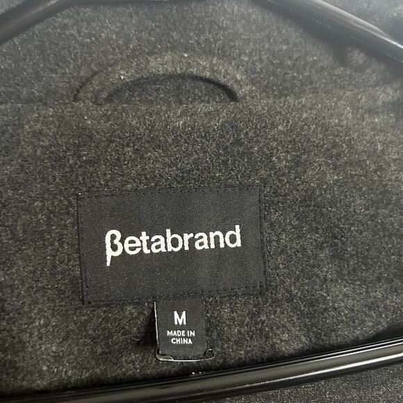 Betabrand by Melissa Fleis All-Day Mock Neck Hooded Stretch Coat Size Medium - Picture 6 of 11